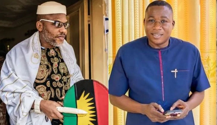 Sunday Igboho Begs FG To Release Nnamdi Kanu