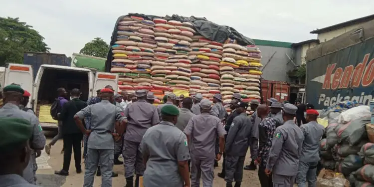 Just In: Customs Suspends Distribution Of Rice