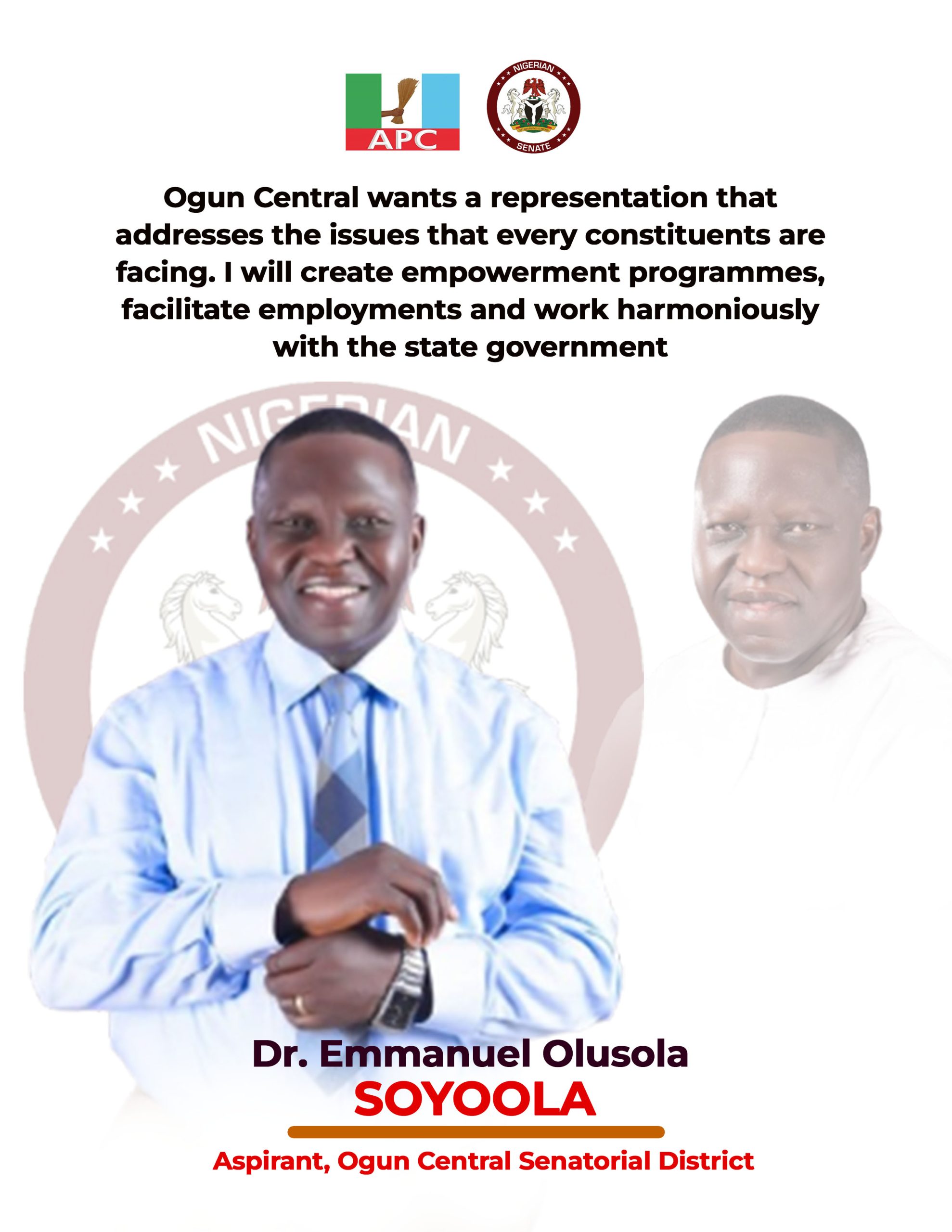2027: Dr. Soyoola Reaffirms Commitment To Ogun Central Senatorial Race